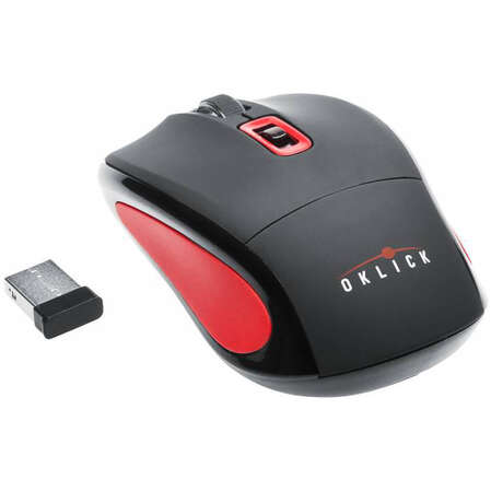 Мышь Oklick 425MW Nano Receiver Black/Red USB