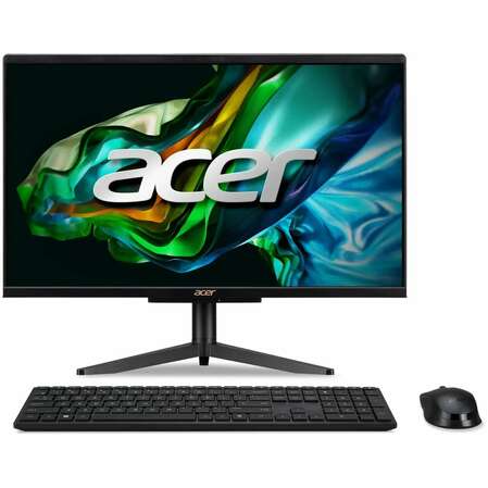 Моноблок Acer Aspire C22-1610 22" FullHD Intel N200/8Gb/256Gb SSD/kb+m/DOS Black