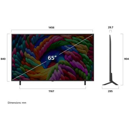 Телевизор 65" LG 65NANO90A6B.ARUG 2025