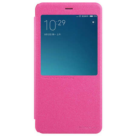 Чехол для Xiaomi Redmi Note 4 Nillkin Sparkle Leather Case, розовый