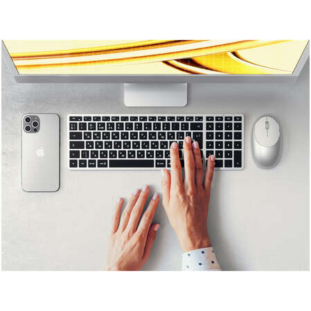 Клавиатура Satechi Slim X2 Bluetooth ST-BTSX2S-RU Silver