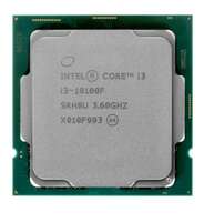 Процессор Intel Core i3-10100F 3.6ГГц, (Turbo 4.3ГГц), 4-ядерный, L3 6МБ, LGA1200, OEM