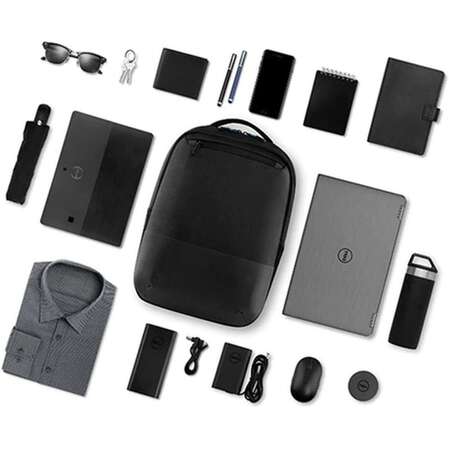15" Рюкзак для ноутбука Dell Pro Slim PO1520PS черный/серый 