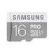 Micro SecureDigital 16Gb SDHC Samsung Pro class10 UHS-I U3 (MB-MG16EARU) + адаптер SD