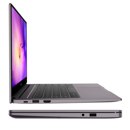 Ноутбук Huawei MateBook D14 NbD-WDI9 Core i3 1115G4/8Gb/512Gb SSD/14" FullHD/Win11 Grey