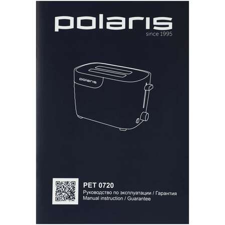 Тостер Polaris PET 0720, белый/красный