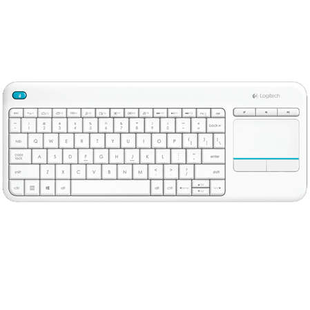 Клавиатура Logitech K400 Plus Wireless Touch Keyboard White USB