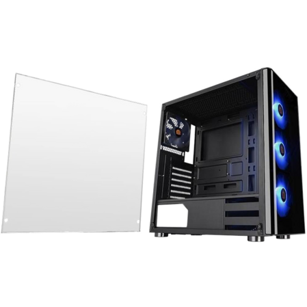 Корпус ATX Miditower Thermaltake V200 TG RGB CA-1K8-00M1WN-01 Black
