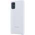 Чехол для Samsung Galaxy A71 SM-A715 Silicone Cover серебристый