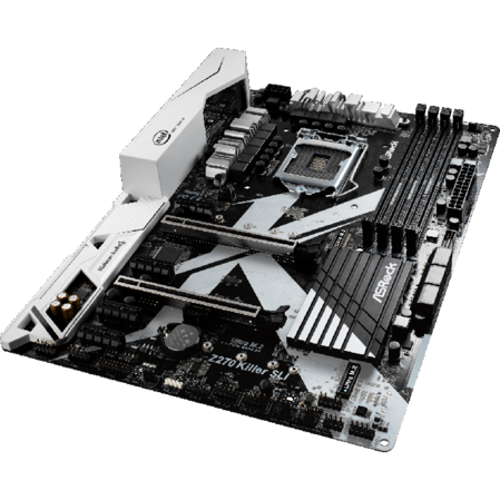 Материнская плата ASRock Z270 Killer SLI Z270 Socket-1151 4xDDR4, 6xSATA3, RAID, 2xM.2, 2xPCI-E16x, 6xUSB3.0, DVI, HDMI, Glan, ATX