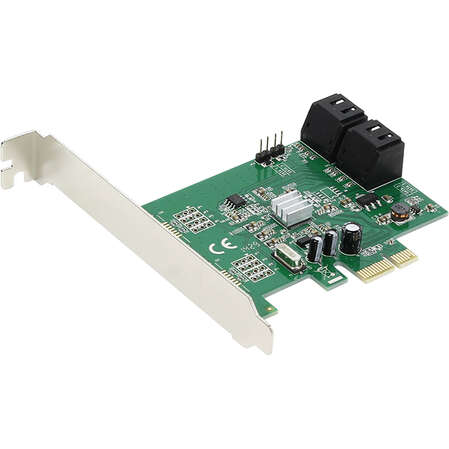 Контроллер Speed Dragon (EST18A-1), 2 ext SATA3 + 2 int SATA3 PCI-Ex1