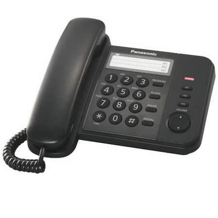 Телефон Panasonic KX-TS2352RUB черный