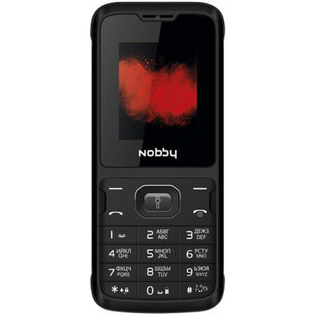 Мобильный телефон Nobby 110 Black/Grey