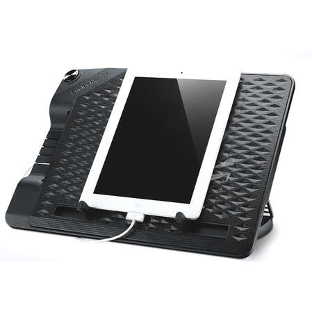 Подставка охлажд. Cooler Master NotePal Ergo Stand III  для ноутбука до 17" R9-NBS-E32K-GP Black
