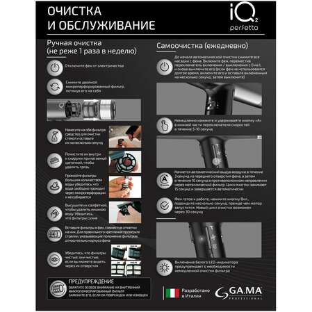 Фен GA.MA IQ2 Perfetto PH6075 PK