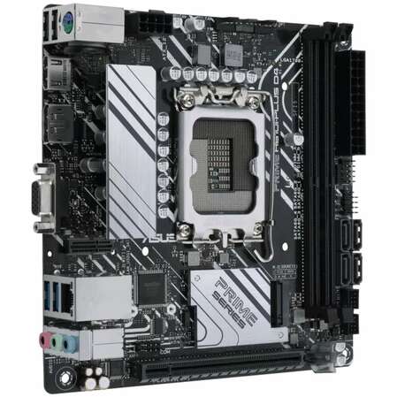 Материнская плата ASUS Prime H610I-Plus D4-CSM H610 Socket-1700 2xDDR4, 4xSATA3, 1xM.2, 1xPCI-E16x, 2xUSB3.2, D-Sub, DP, HDMI, Glan, mini-ITX