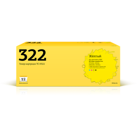 Картридж T2 TC-H322 (CE322A) для HP LJ CP1525n/CM1415fn (желтый) (1300 стр.)