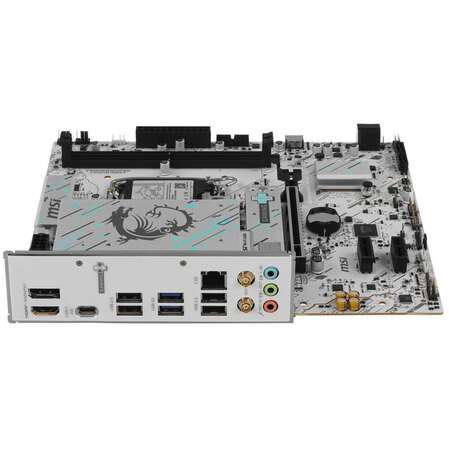 Материнская плата MSI H810M Gaming WIFI6E Soc-1851 2xDDR5, 4xSATA3, 1хM.2, 1xPCI-E16x, 2xUSB3.2, 1xUSB3.2 Type C, DP, HDMI, WiFi, 5Glan, mATX