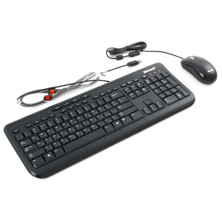 Клавиатура+мышь Microsoft Wired 600 Desktop Black USB APB-00011