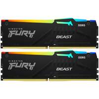 Модуль памяти DIMM 64Gb 2х32Gb DDR5 PC44800 5600MHz Kingston Fury Beast RGB Black (KF556C40BB2AK2-64)
