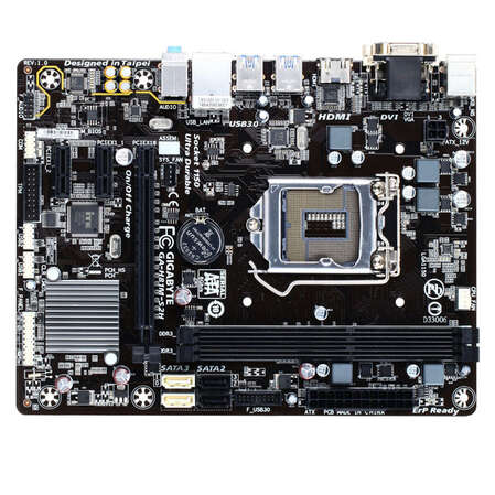 Материнская плата Gigabyte GA-H81M-S2H Socket-1150, H81, 2xDDR3, 2xSATA3, 1xPCI-Ex16, 4xUSB3.0, D-Sub, DVI, HDMI, GLan mATX
