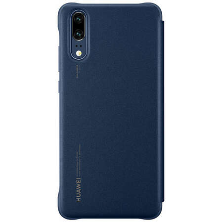 Чехол для Huawei P20 Smart View Flip Cover 51992359, синий 