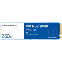 Внутренний SSD-накопитель 250Gb Western Digital Blue SN570 (WDS250G3B0C) M.2 PCIe NVMe 3.0 x4