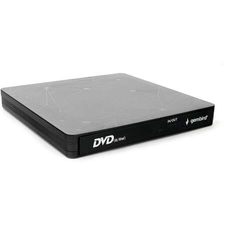 Внешний привод DVD-RW Gembird DVD-USB-03 DVD±R/±RW USB3.0 Black