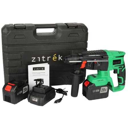 Аккумуляторный перфоратор Zitrek ZKCH20 PRO (20В, Li-ion 2x6.0Ач, з/у, кейс) 083-1060