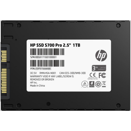 Внутренний SSD-накопитель 1000Gb HP S700 Pro 2LU81AA#ABB SATA3 2.5"