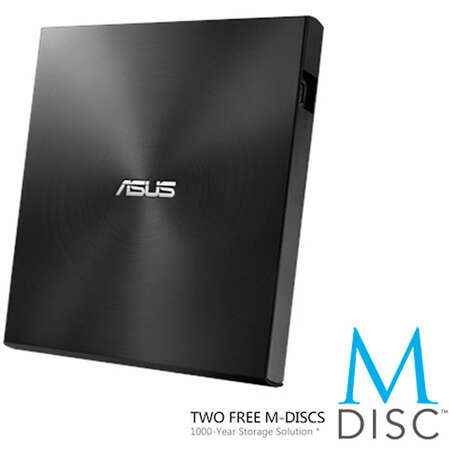 Внешний привод DVD-RW ASUS SDRW-08U7M-U Ultra Slim DVD±R/±RW USB 2.0 чёрный