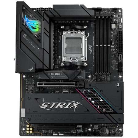 Материнская плата ASUS ROG Strix B850-F Gaming WiFI B850 Socket AM5 4xDDR5, 2xSATA3, RAID, 4xM.2, 2xPCI-E16x, 6xUSB3.2, 2xUSB3.2 Type C, DP, HDMI, WiFi, 2.5Glan, ATX