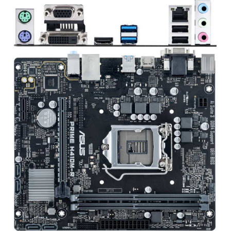 Материнская плата ASUS Prime H410M-R-SI H410 Socket-1200 2xDDR4, 4xSATA3, 1xPCI-E16x, 2xUSB3.2, D-Sub, DVI-D, HDMI, Glan, mATX