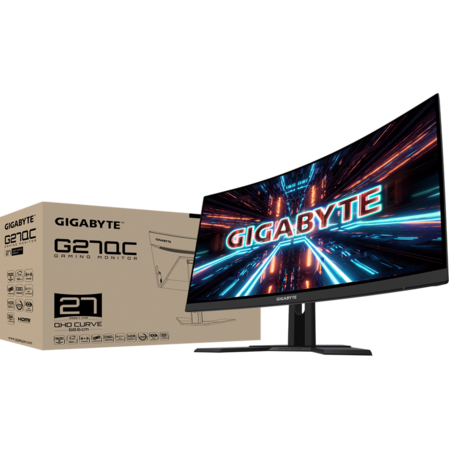 Монитор 27" Gigabyte G27QC VA 2560x1440 1ms HDMI, DisplayPort