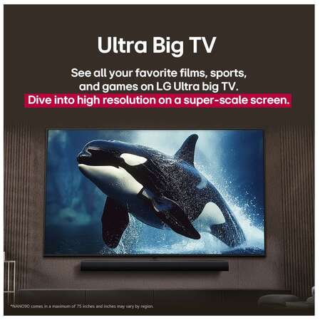 Телевизор 75" LG 75NANO90A6B.ARUG 2025