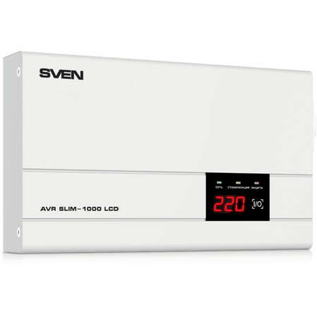 Стабилизатор SVEN AVR SLIM 1000 LCD