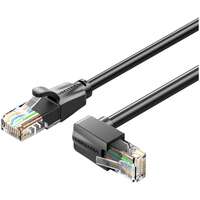 Патч-корд UTP 1,5м Vention (IBWBG) категория 6 черный угловой вниз