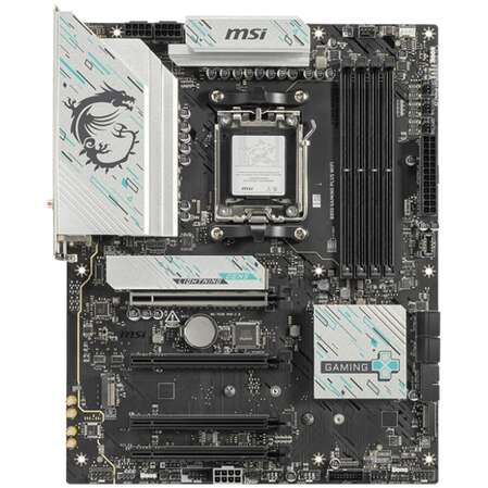 Материнская плата MSI B850 Gaming Plus WiFi Socket-AM5 AMD B850 4xDDR5, 4xSATA3, RAID, 3xM.2, 4xPCI-E16x, 2xUSB3.2, 2xUSB3.2 Type C, DP, WiFi, 5Glan, ATX Ret