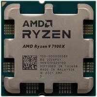 Процессор AMD Ryzen 9 7900X, 4.7ГГц, (Turbo 5.6ГГц), 12-ядерный, L3 64МБ, Сокет AM5, OEM