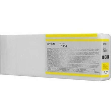 Картридж EPSON T6364 Yellow для Stylus Pro 7900/9900 (700 мл) C13T636400