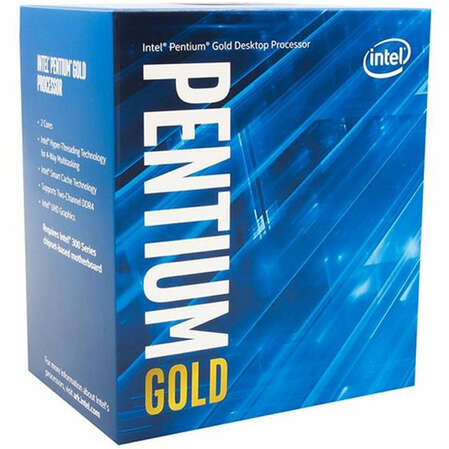 Процессор Intel Pentium G5400, 3.7ГГц, 2-ядерный, L3 4МБ, LGA1151v2, BOX