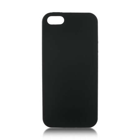 Чехол для Apple iPhone 5\5S\SE Brosco Colourful, накладка, черный