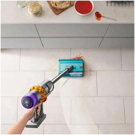 Пылесос Dyson V15S (SV47) DT Submarine желтый/никель (448798-01)