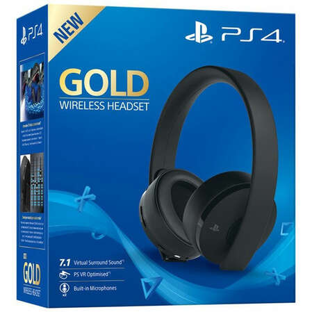Гарнитура беспроводная Sony Gold для PS4/PS3 (Wireless Stereo Headset (CUHYA-0080) 