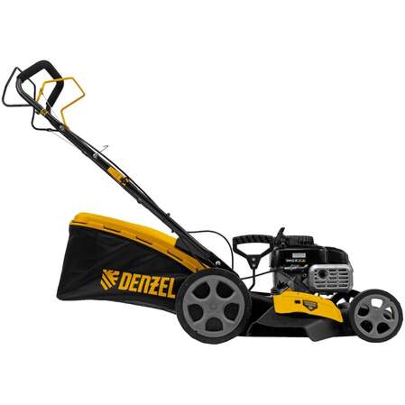 Бензиновая газонокосилка Denzel GLR-460SP-ZS, 149 см3, ширина 46 см, привод, травосборник 65 л 58824