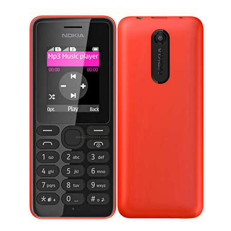 Мобильный телефон Nokia 108 Dual Sim Red