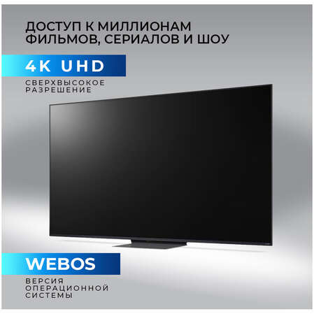 Телевизор 65" LG 65QNED86T6A.ARUG 2024 (4K UHD 3840x2160, Smart TV) черный титан (EAC)