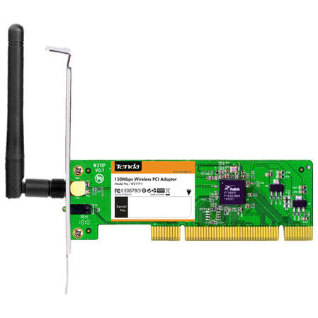 Сетевая карта Tenda W311P+ 802.11n Wireless LAN PCI Adapter N150 2.4GHz 2.2dBi