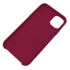Чехол для Apple iPhone 11 Brosco Softrubber темно-красный