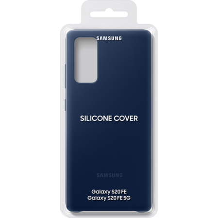 Чехол для Samsung Galaxy S20 FE SM-G780 Silicone Cover темно-синий
